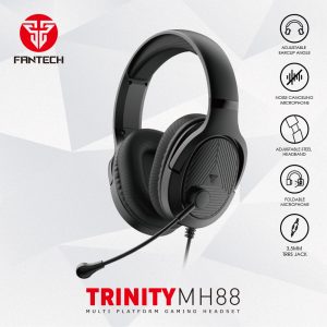 Fantech TRINITY MH88 Multiplatform Headset Gaming Mobile Black,White,Pink