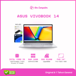 Asus Vivobook 14 - Intel Core i5 Gen 13 - RAM 16GB - SSD 512GB