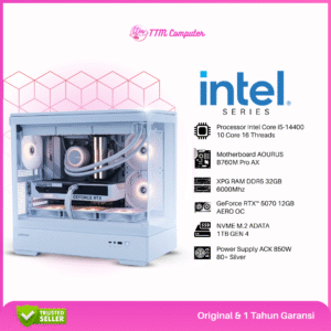 PC GAMING BUILD - Intel Core i5-14400 - RTX 5070 - RAM 32GB - NVMe 1TB