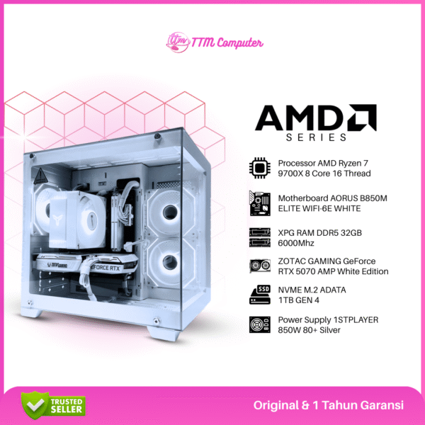 PC GAMING BUILD - Ryzen 7 9700X - RTX 5070 - RAM 32GB - NVMe 1TB